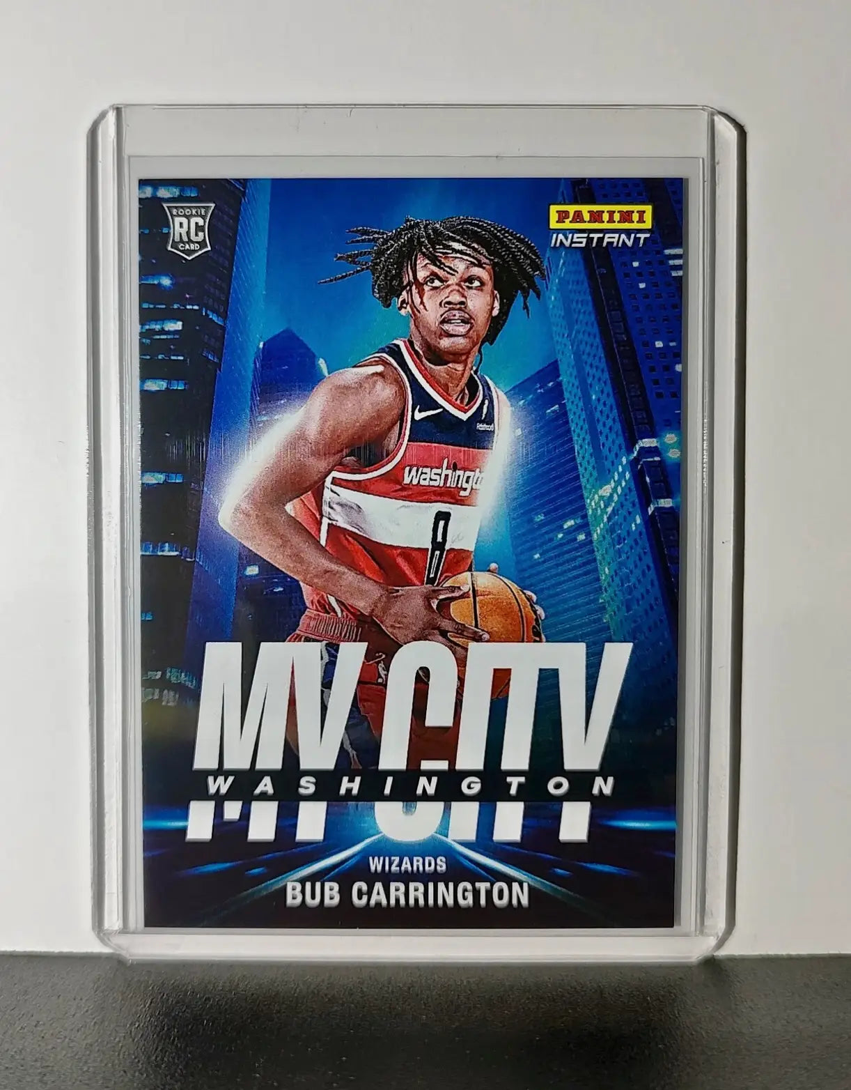 Bub Carrington Rookie 2024-25 Panini MyCity NBA #28 Card Wizards 1/268