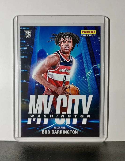 Bub Carrington Rookie 2024-25 Panini MyCity NBA #28 Card Wizards 1/268 - Basketball Card Single