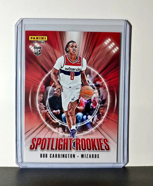 Bub Carrington Rookie 2024-25 Panini Spotlight Rookies NBA #14 Nuggets 1 of 170 - Basketball Card Single