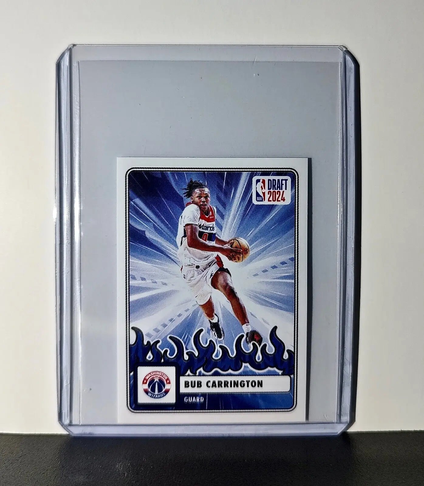 Bub Carrington Rookie Draft 2024-25 Panini NBA #92 Sticker Washington Wizards - Basketball Card Single