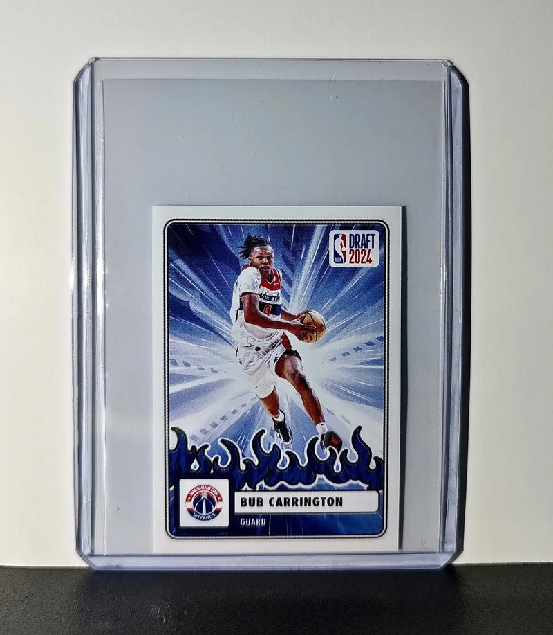 Bub Carrington Rookie Draft 2024-25 Panini NBA #92 Sticker Washington Wizards - Basketball Card Single