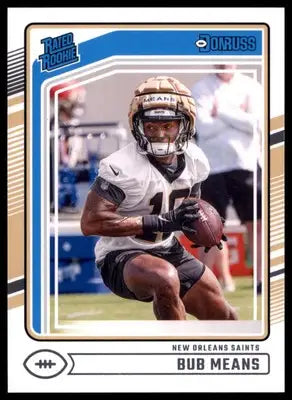 Bub Means Rookie 2024 Donruss #362 New Orleans Saints - Football Card Single