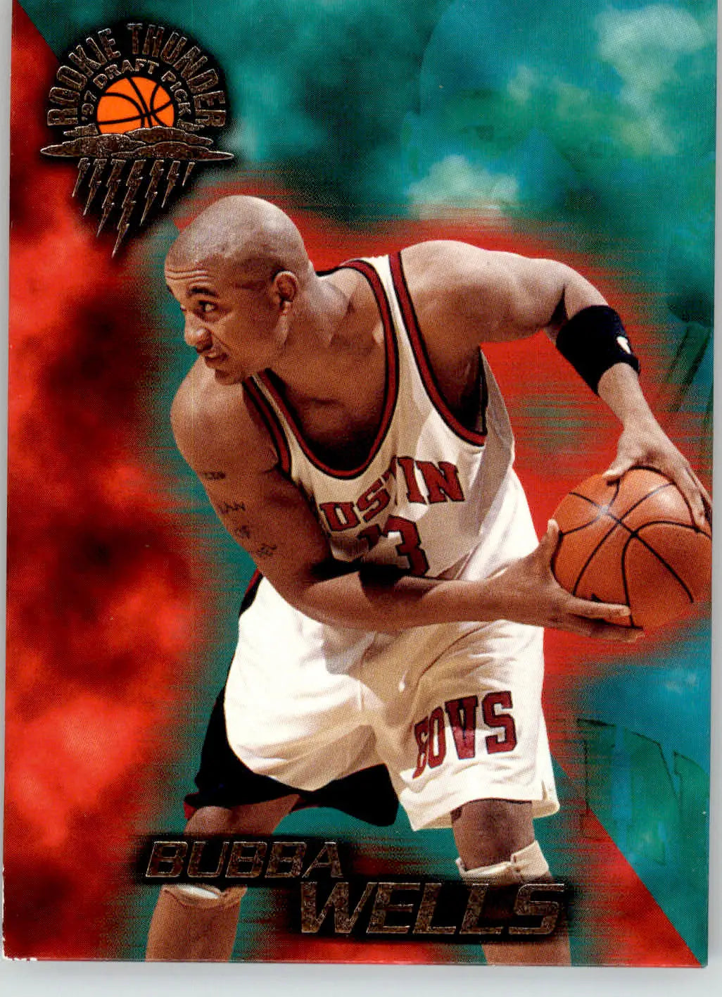 Bubba Wells - 1997 Wheels Rookie Thunder - #30 - Basketball - Basketball Card Single