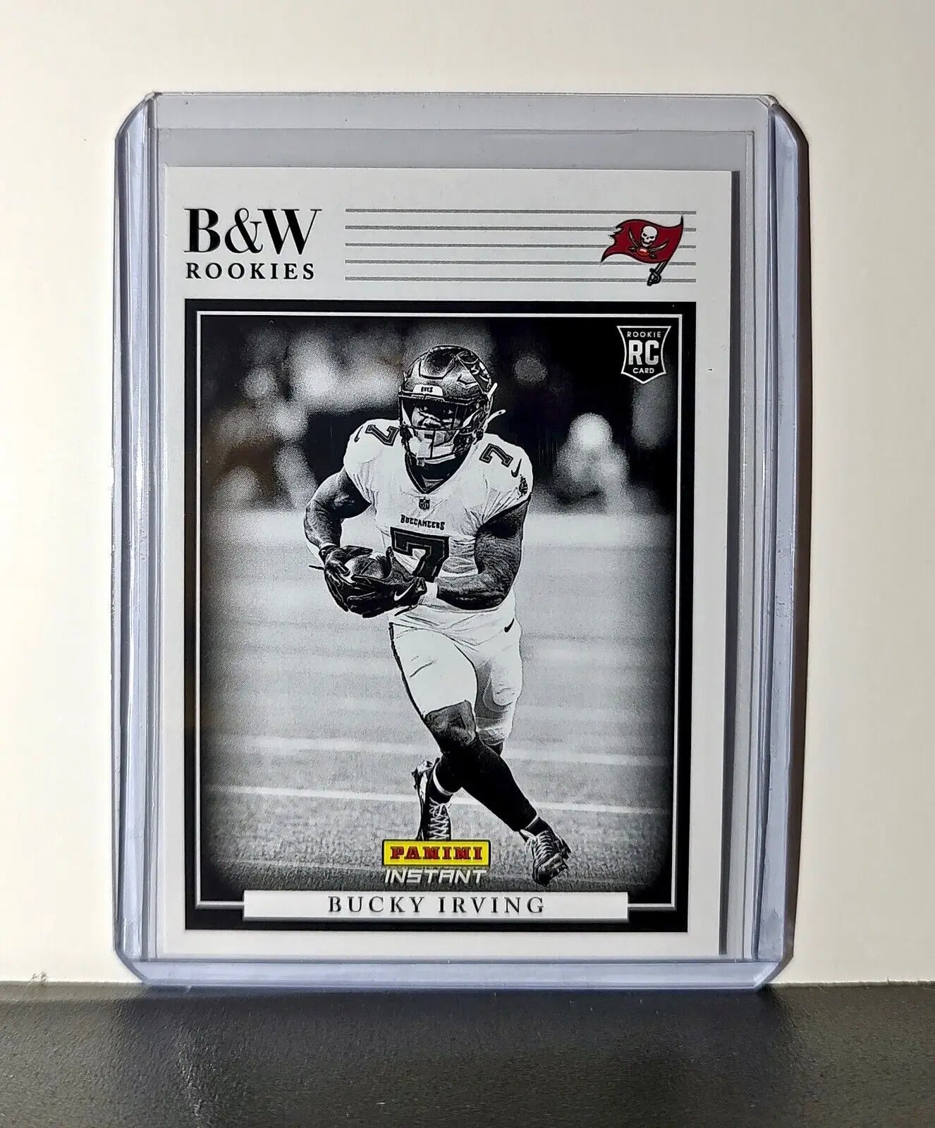 Bucky Irving 2024 Rookie Panini NFL #9 Black & White Rookies Buccaneers 1 of 680 - Football Card Single