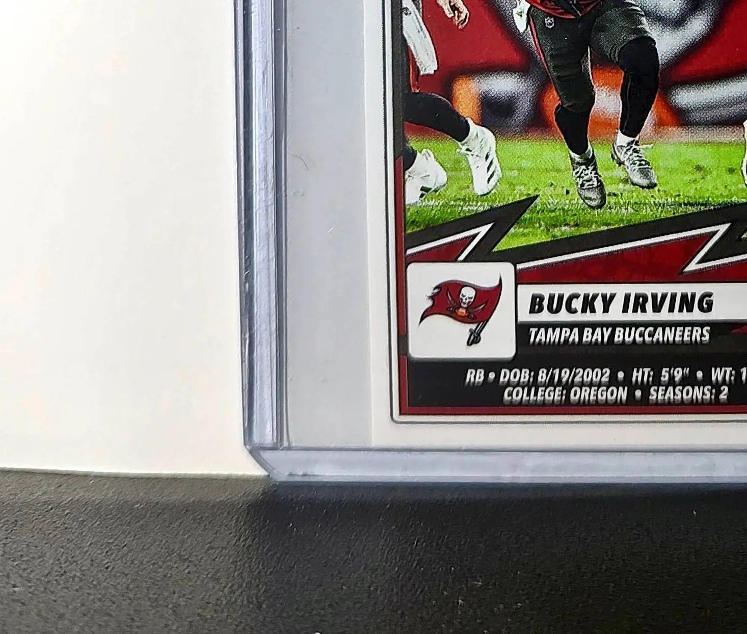 Bucky Irving 2025 Panini NFL #473 Sticker Tampa Bay Buccaneers