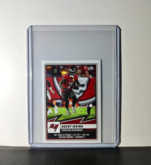 Bucky Irving 2025 Panini NFL #473 Sticker Tampa Bay Buccaneers
