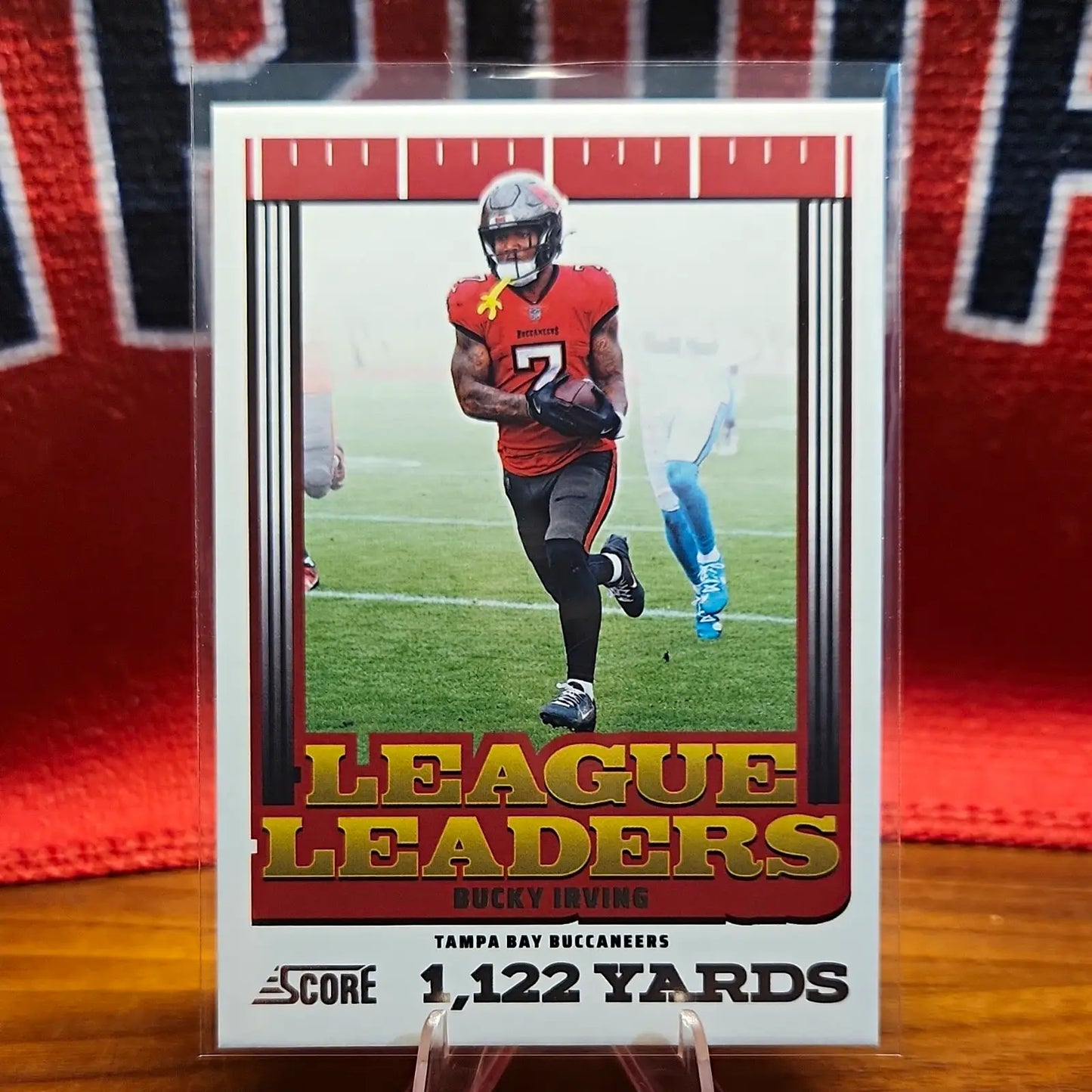 Bucky Irving 2025 Panini Score League Leaders Insert #14 Tampa Bay Buccaneers - Football Card Single
