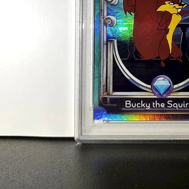 Bucky the Squirrel 2025 Topps Disney #140 Diamond The Emperor’s New Groove PSA 8 - Non-Sports Card Single