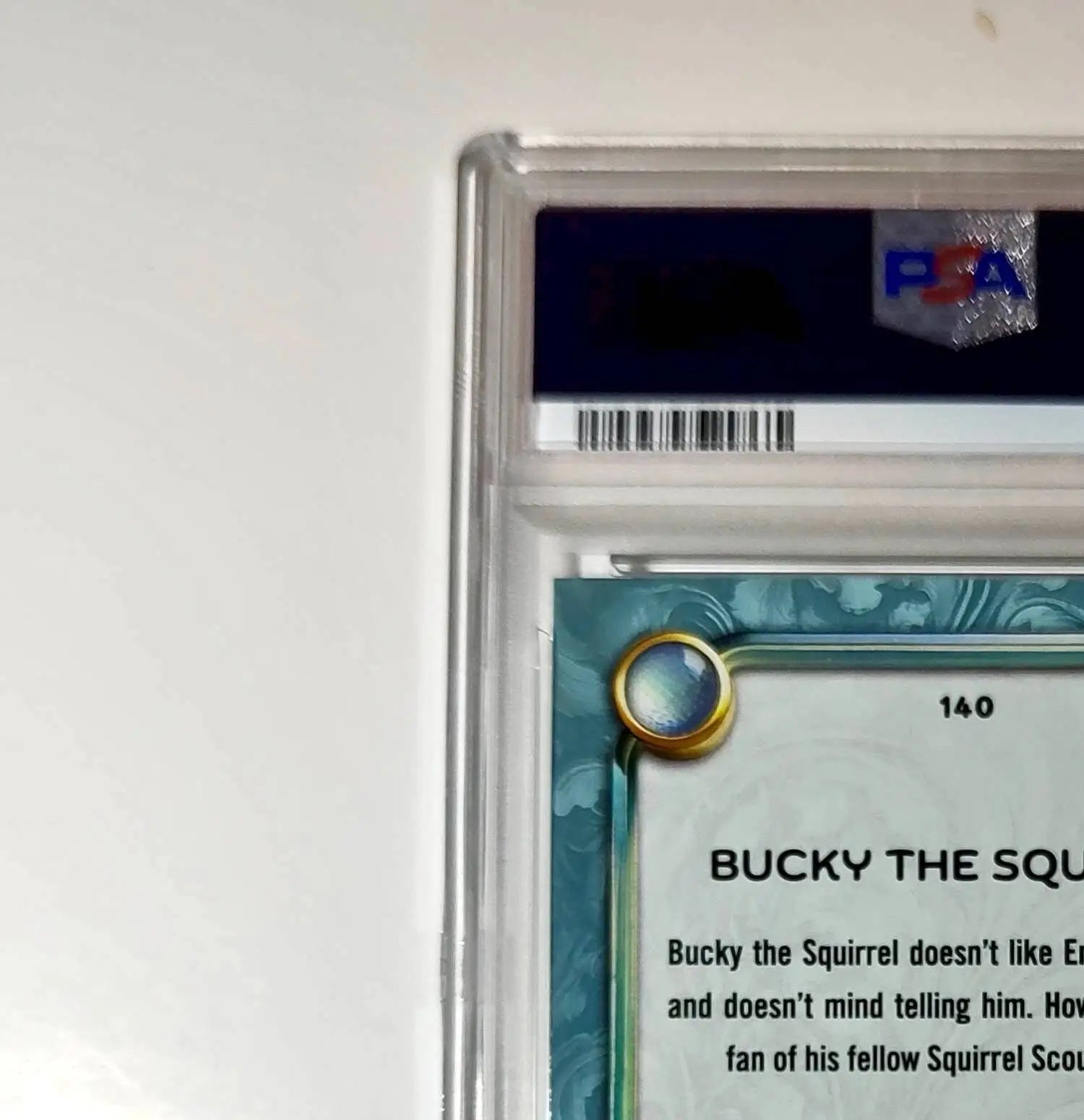 Bucky the Squirrel 2025 Topps Disney #140 Diamond The Emperor’s New Groove PSA 8 - Non-Sports Card Single