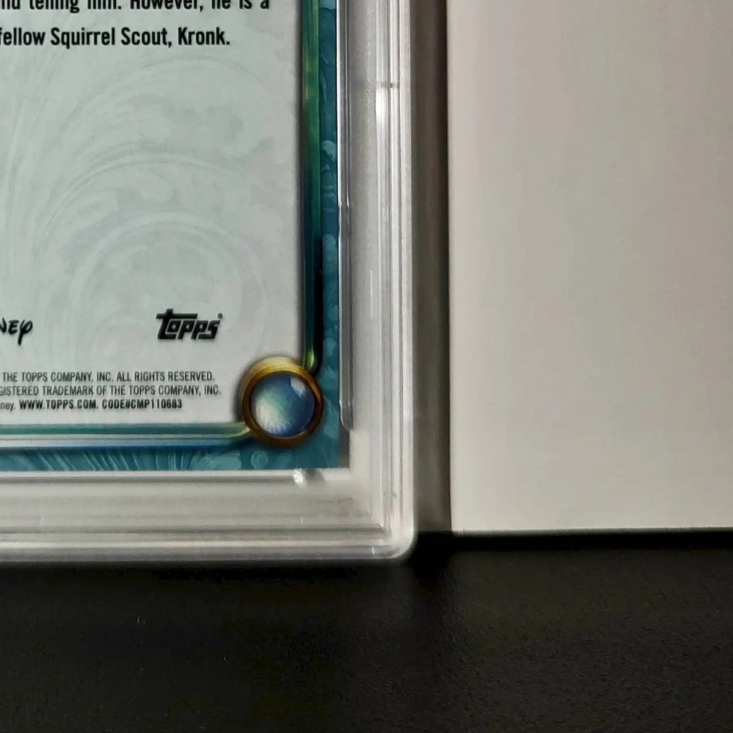 Bucky the Squirrel 2025 Topps Disney #140 Diamond The Emperor’s New Groove PSA 8 - Non-Sports Card Single