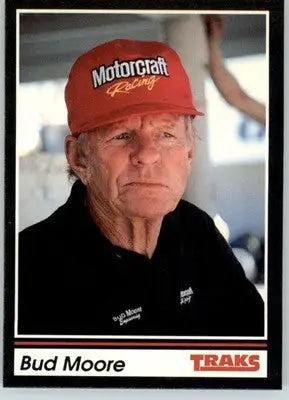 Bud Moore - 1991 Traks - #83 - Racing - Racing Card Single