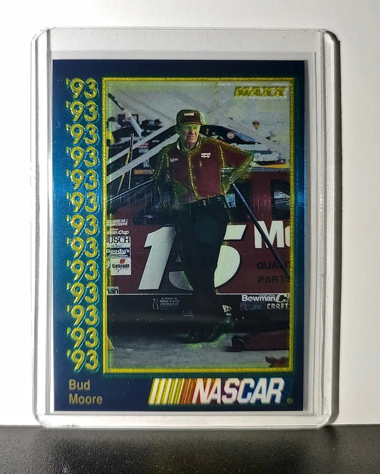 Bud Moore 1993 Maxx Premier Plus Racing #106 NASCAR Card Bud Moore Engineering - Racing Card Single