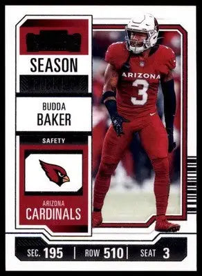 Budda Baker 2023 Panini Contenders #1 Arizona Cardinals