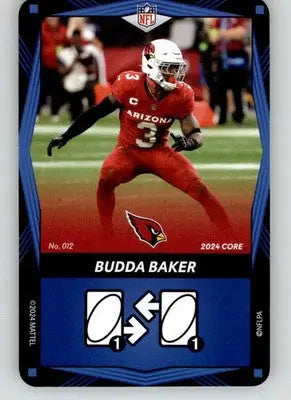 Budda Baker - 2024 UNO Elite Core Edition - Blue - #012 - Football - Football Card Single