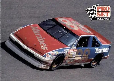 Buddy Baker Marines Car - 1991 Pro Set - #138 - Racing - Racing Card Single