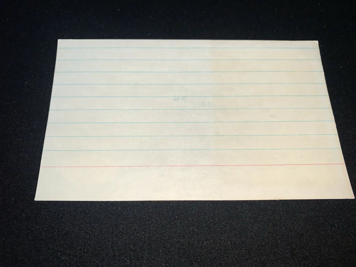 Buddy Biancalana Baseball Signed Auto Autograph Index Cut KC Royals JSA - Sports Memorabilia