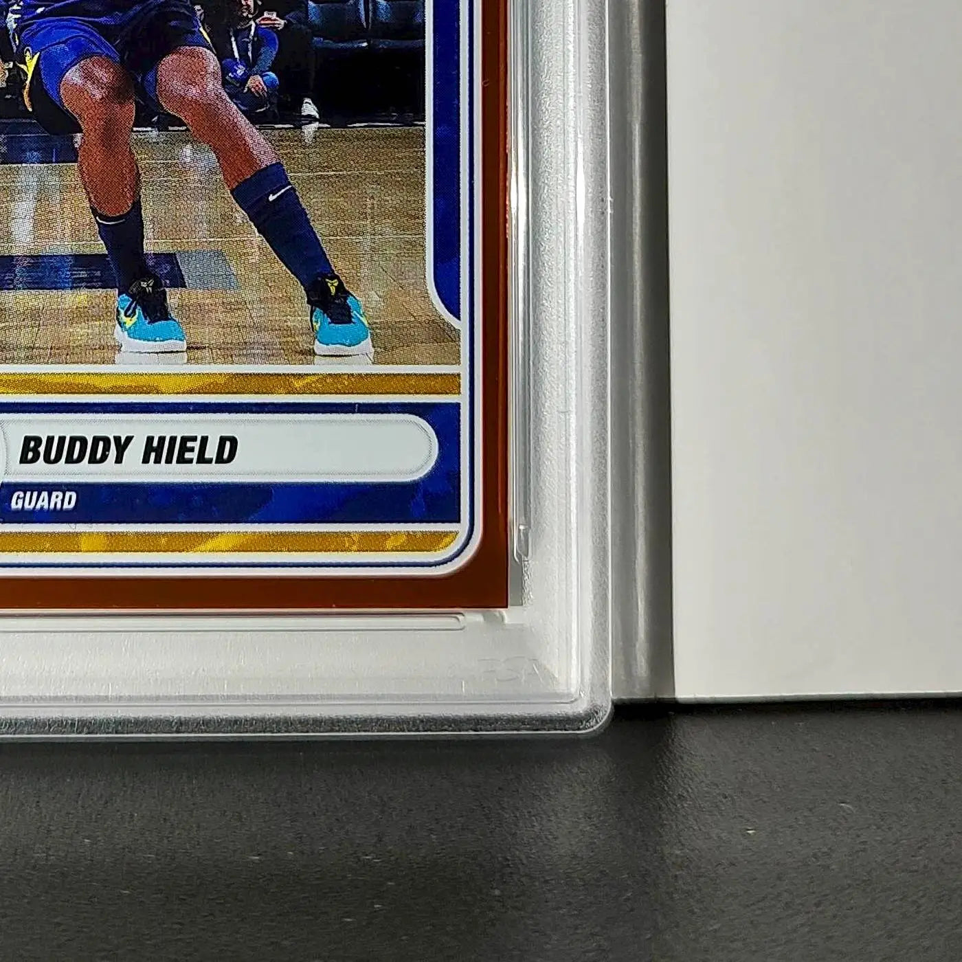 Buddy Held 2023-24 Panini Sticker Cards #67 034/050 Orange Foil PSA 8 NM-MT - Basketball Card Single