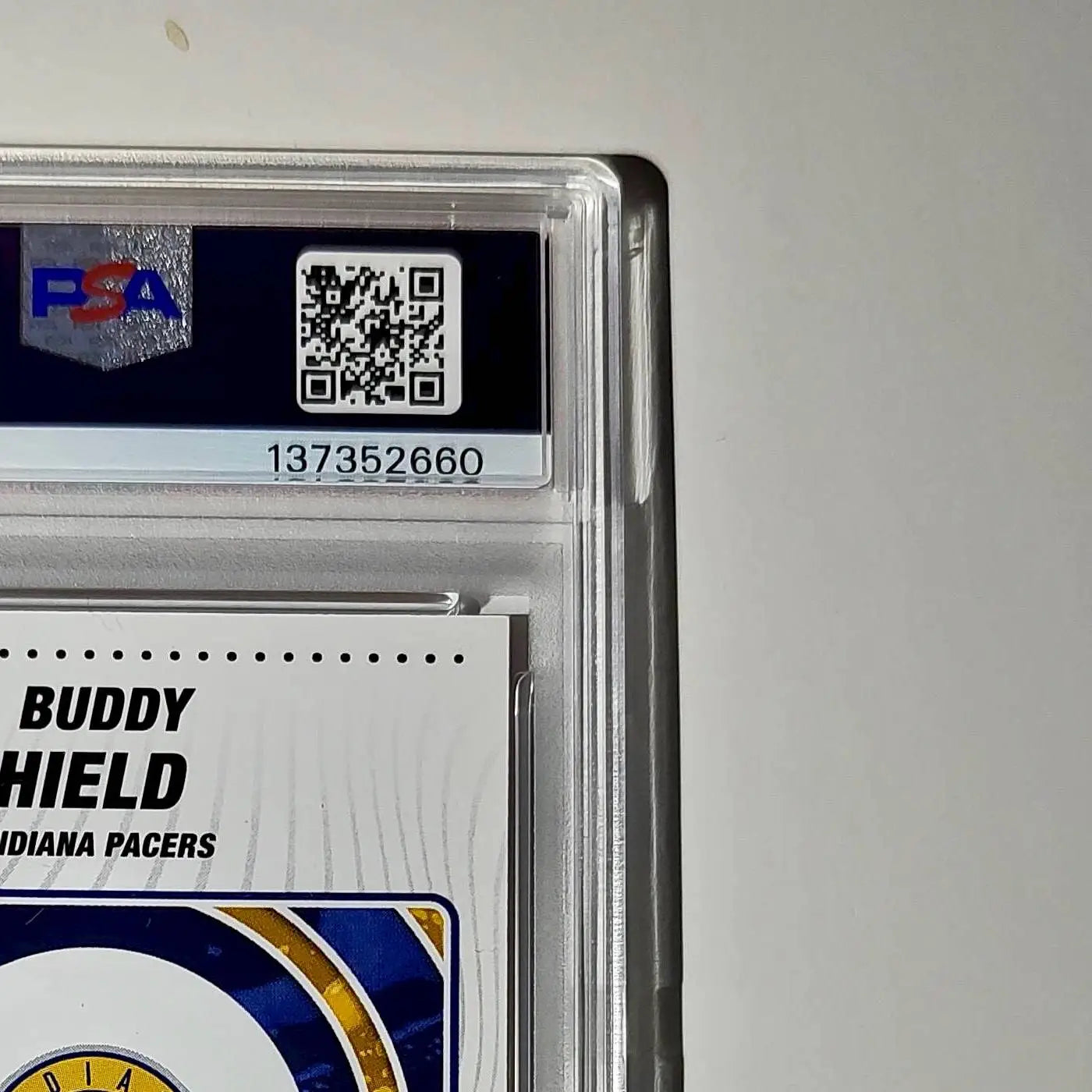 Buddy Held 2023-24 Panini Sticker Cards #67 034/050 Orange Foil PSA 8 NM-MT - Basketball Card Single