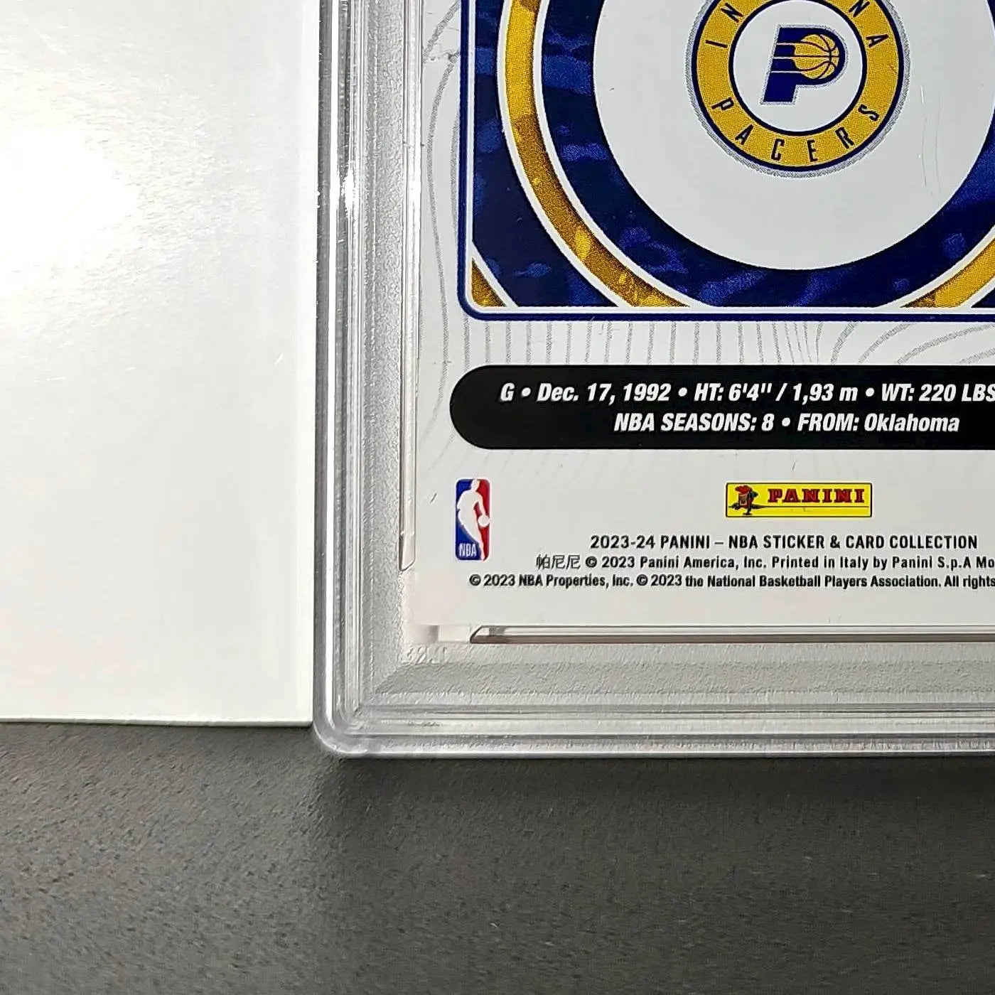 Buddy Held 2023-24 Panini Sticker Cards #67 034/050 Orange Foil PSA 8 NM-MT - Basketball Card Single
