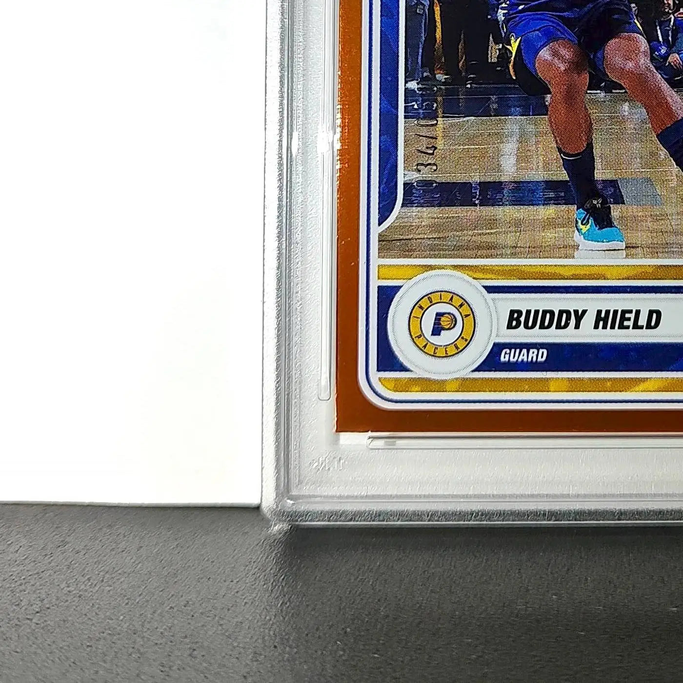 Buddy Held 2023-24 Panini Sticker Cards #67 034/050 Orange Foil PSA 8 NM-MT - Basketball Card Single