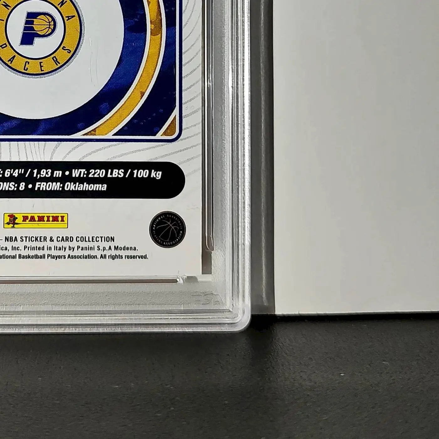 Buddy Held 2023-24 Panini Sticker Cards #67 034/050 Orange Foil PSA 8 NM-MT - Basketball Card Single