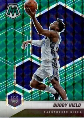 Buddy Hield - 2020-21 Panini Mosaic - #67 - Mosaic Green Basketball - Basketball Card Single