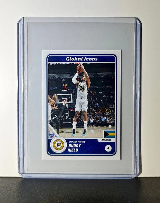 Buddy Hield 2023-24 Panini NBA #60 Global Icons Sticker Indiana Pacers - Basketball Card Single