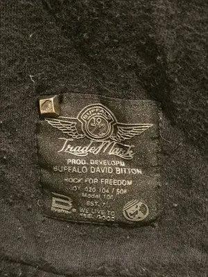 Buffalo David Bitton Hoodie Mens S Navy Gray Zip Front Hooded Sweatshirt Pocket - Apparel