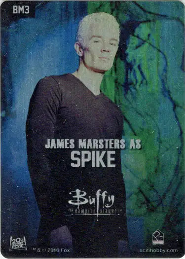 Buffy Ultimate Collectors Series 2 Metal Chase Card featuring Spike from Buffy the Vampire Slayer