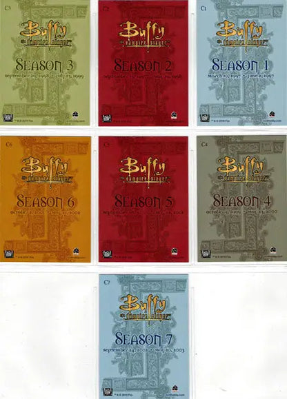 Buffy Ultimate Collectors Series features DVD box sets and trading cards for all seasons