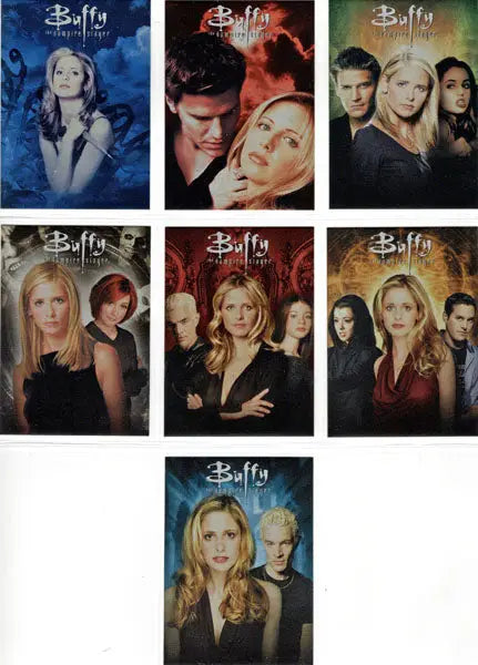 Buffy the Vampire Slayer promotional posters in Buffy Ultimate Collectors trading cards set