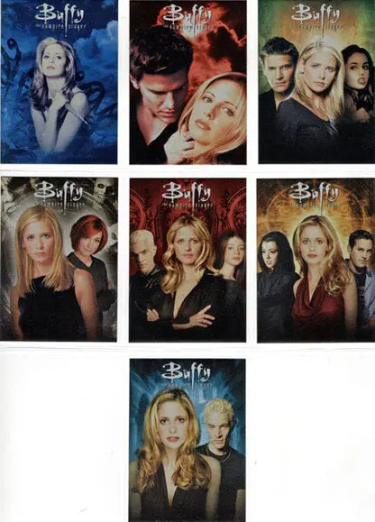 Buffy the Vampire Slayer promotional posters in Buffy Ultimate Collectors trading cards set