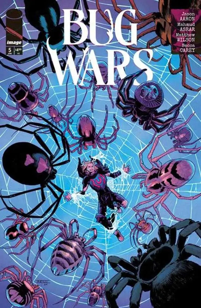Comic book cover of Bug Wars issue 5 by Mahmud Asrar and Matthew Wilson