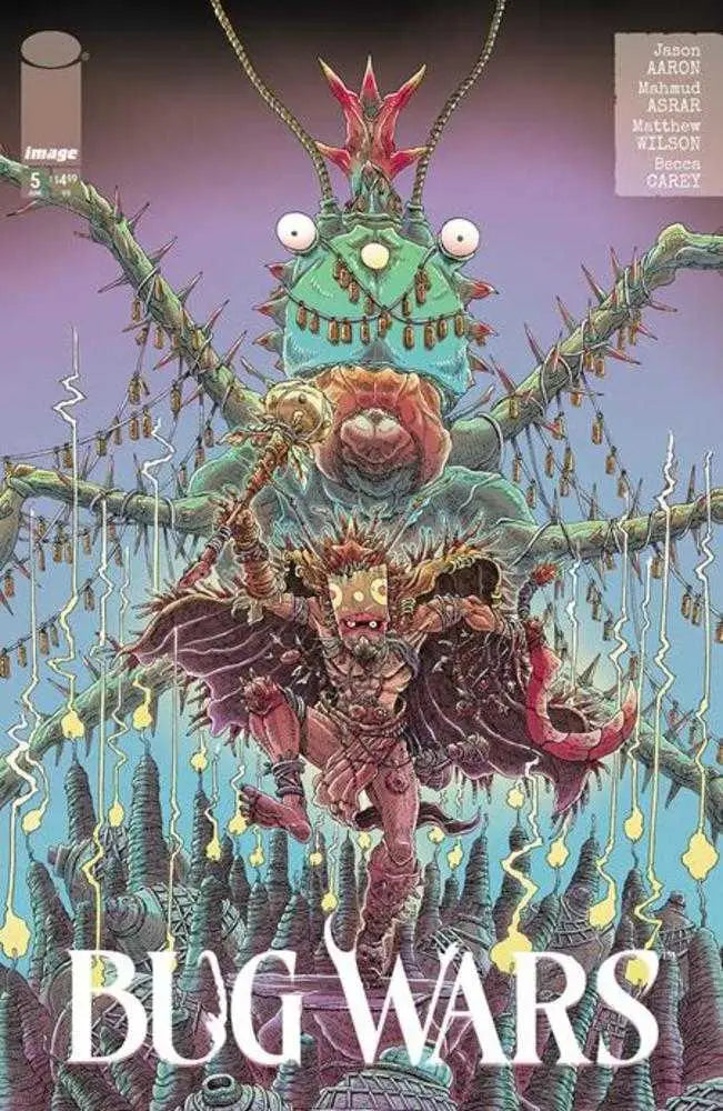 Bug Wars comic book cover B James Stokoe Variant featuring dynamic art by James Stokoe