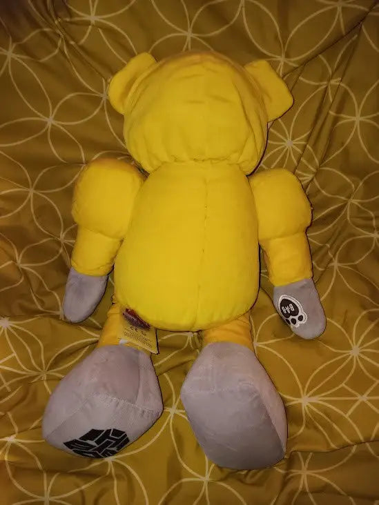 Build A Bear BAB Transformers Bumblebee 17” Plush Bear Movable Arms And Head - Collectibles