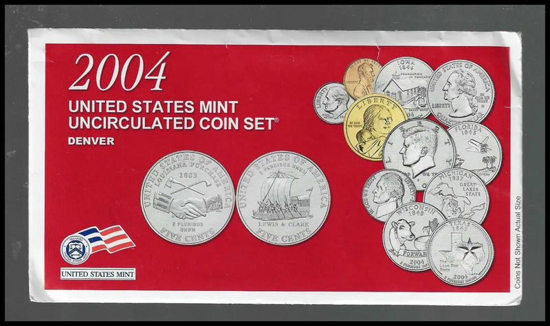 Bulk Lot of 4 U.S. Mint Uncirculated Sets – 1985‑P 2002 P & D 2004‑D – All Com - Coins & Currency