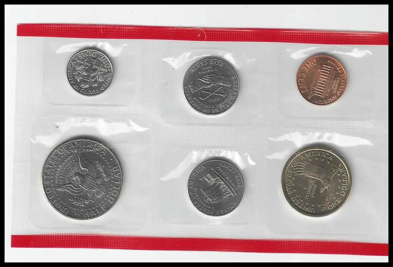 Bulk Lot of 4 U.S. Mint Uncirculated Sets – 1985‑P 2002 P & D 2004‑D – All Com - Coins & Currency