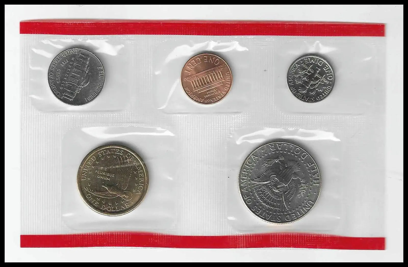 Bulk Lot of 4 U.S. Mint Uncirculated Sets – 1985‑P 2002 P & D 2004‑D – All Com - Coins & Currency