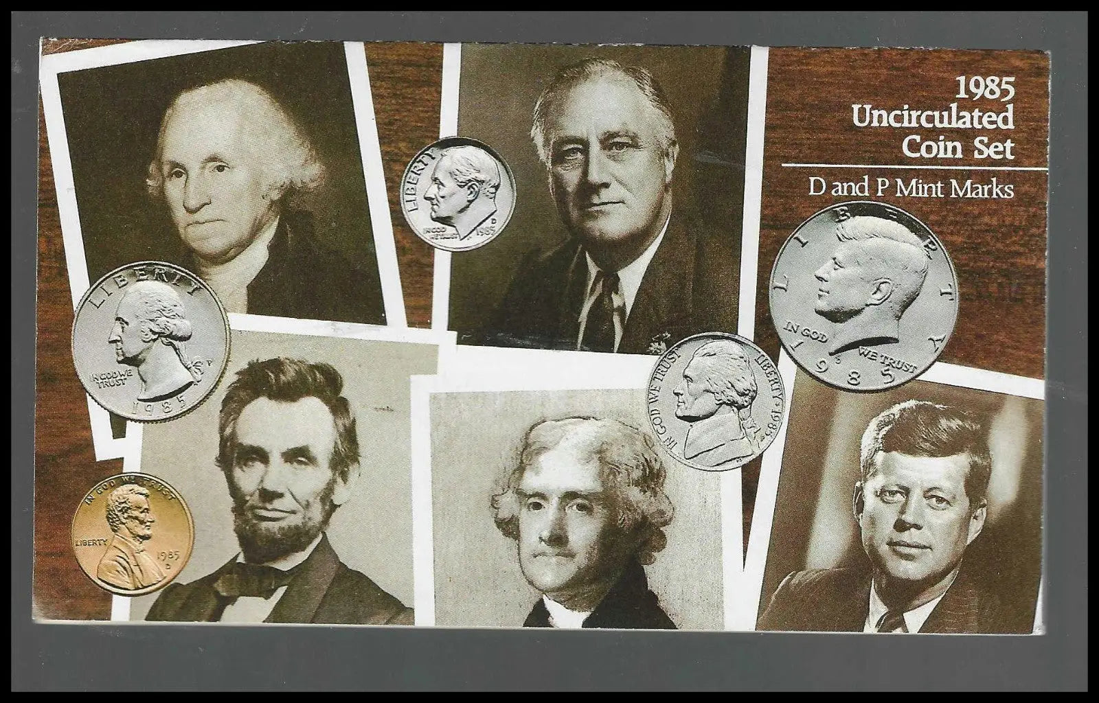 Bulk Lot of 4 U.S. Mint Uncirculated Sets – 1985‑P 2002 P & D 2004‑D – All Com - Coins & Currency