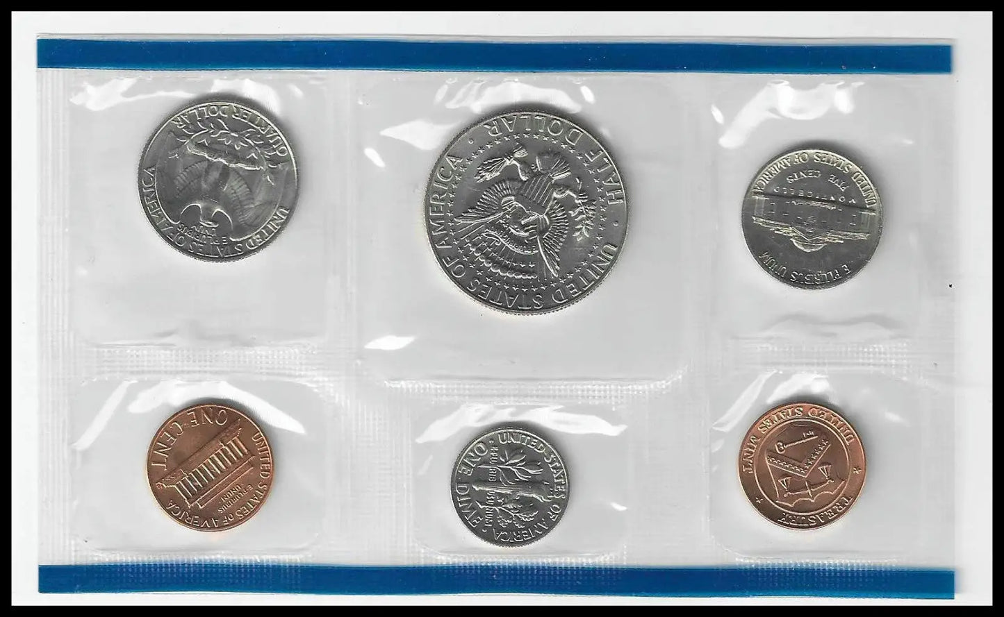 Bulk Lot of 4 U.S. Mint Uncirculated Sets – 1985‑P 2002 P & D 2004‑D – All Com - Coins & Currency