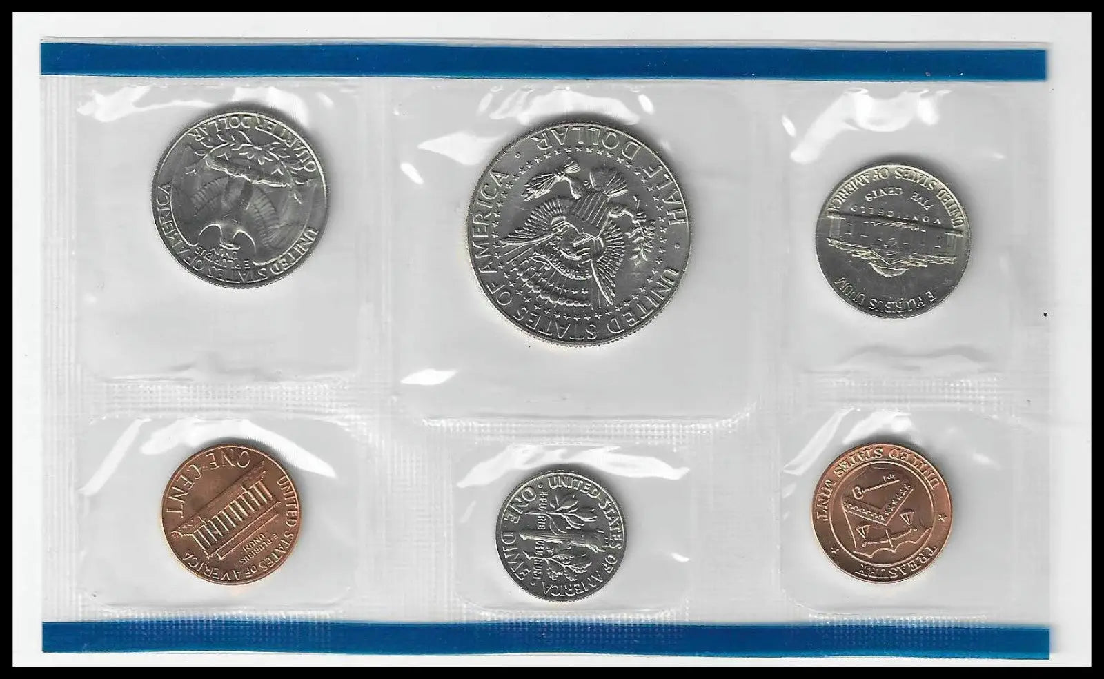Bulk Lot of 4 U.S. Mint Uncirculated Sets – 1985‑P 2002 P & D 2004‑D – All Com - Coins & Currency