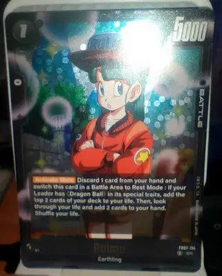 Bulma FB07-114 SR Foil Dragon Ball SCG Wish For Shenron Never Played - Dragon Ball Card Single
