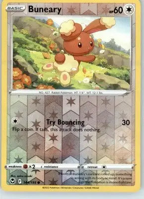 Buneary - SWSH12: Silver Tempest - 144/195 - Reverse Holo LP - Pokémon Card Single