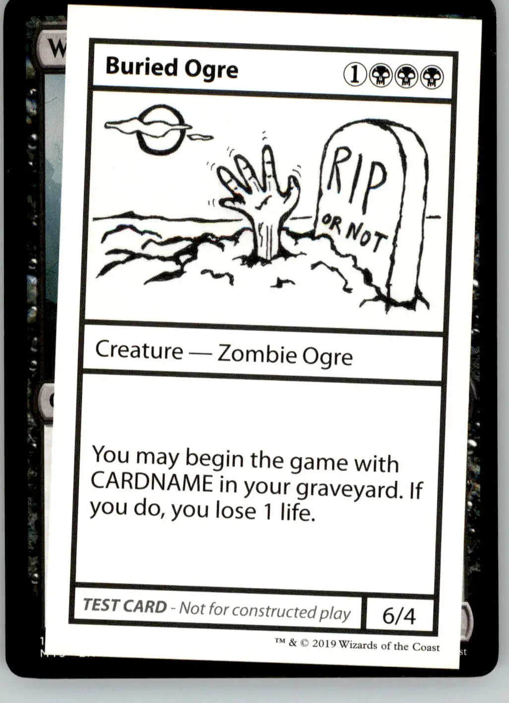 Buried Ogre - Mystery Booster: Convention Edition Exclusives - NM Magic