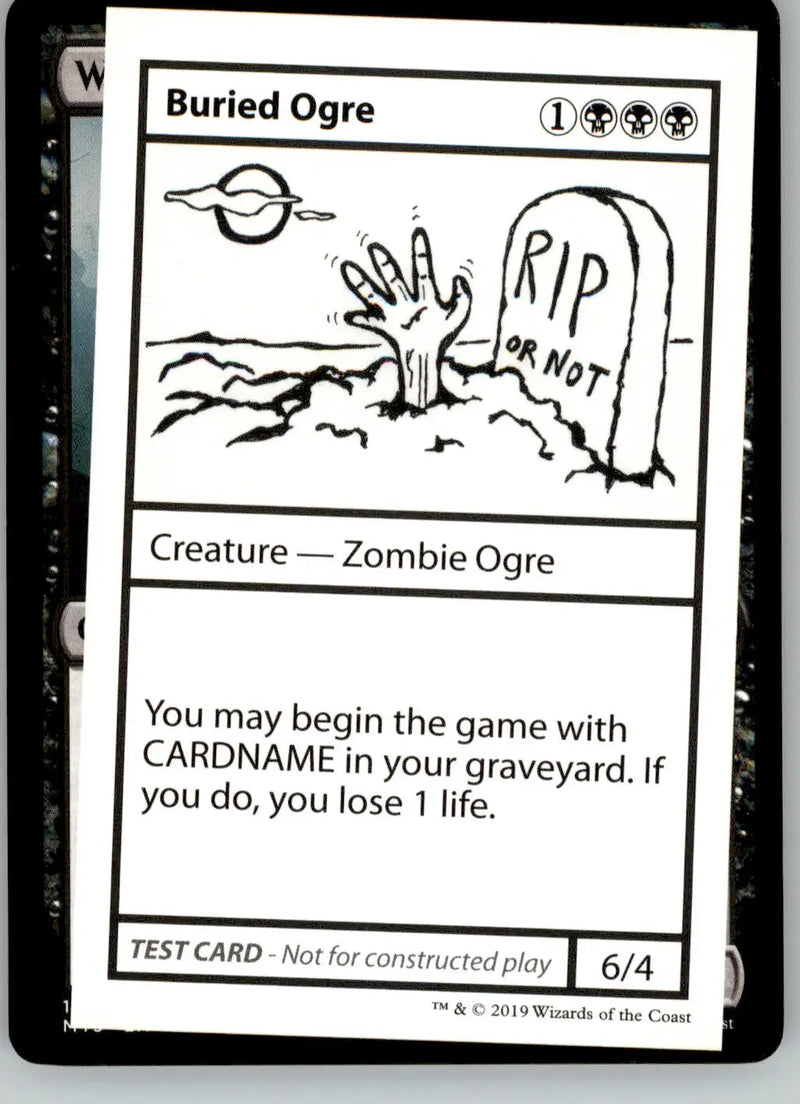 Buried Ogre - Mystery Booster: Convention Edition Exclusives - NM Magic