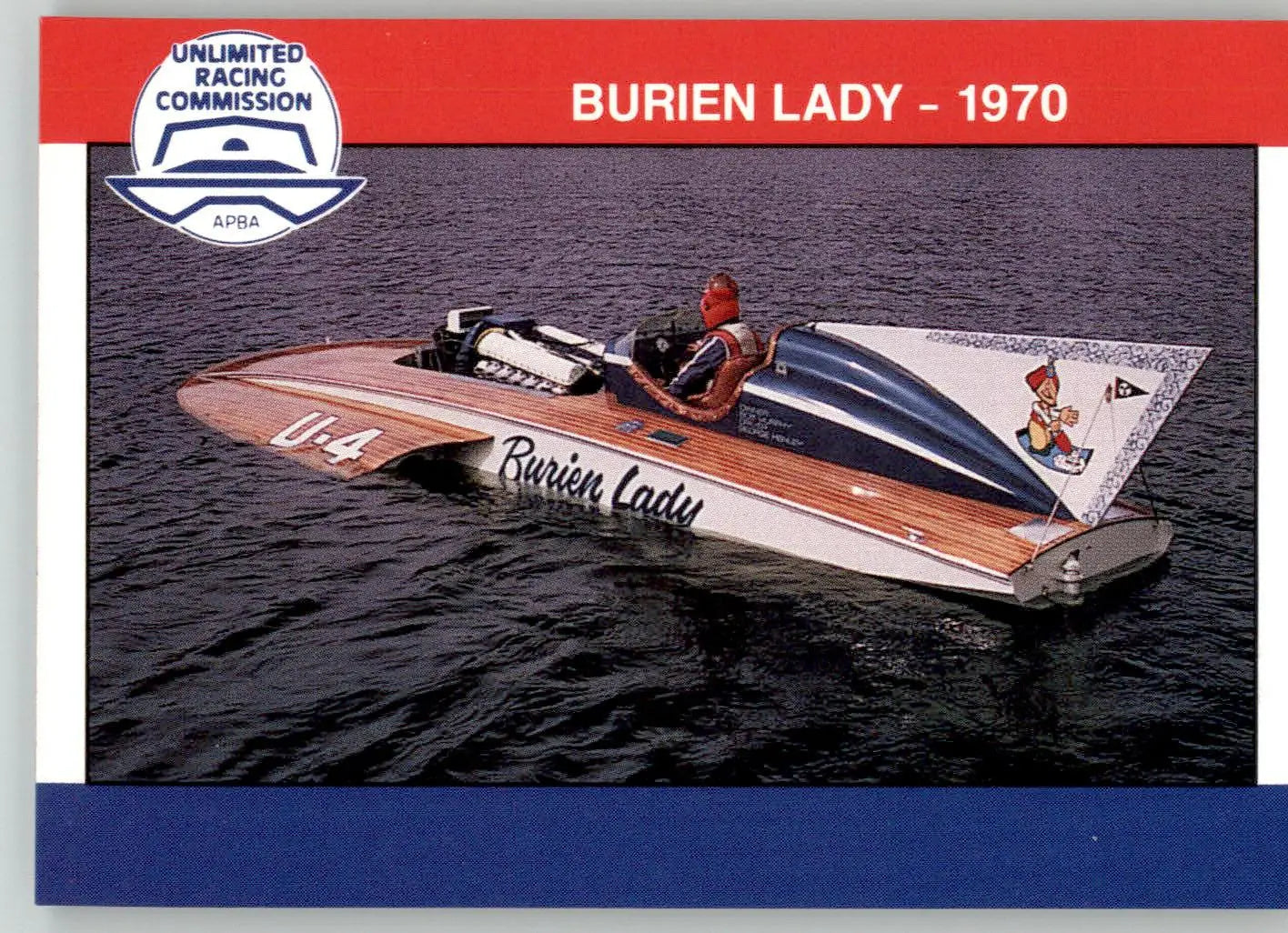 Burien Lady - 1970 - 1991 APBA Thunder on the Water - #15 - Racing - Racing Card Single