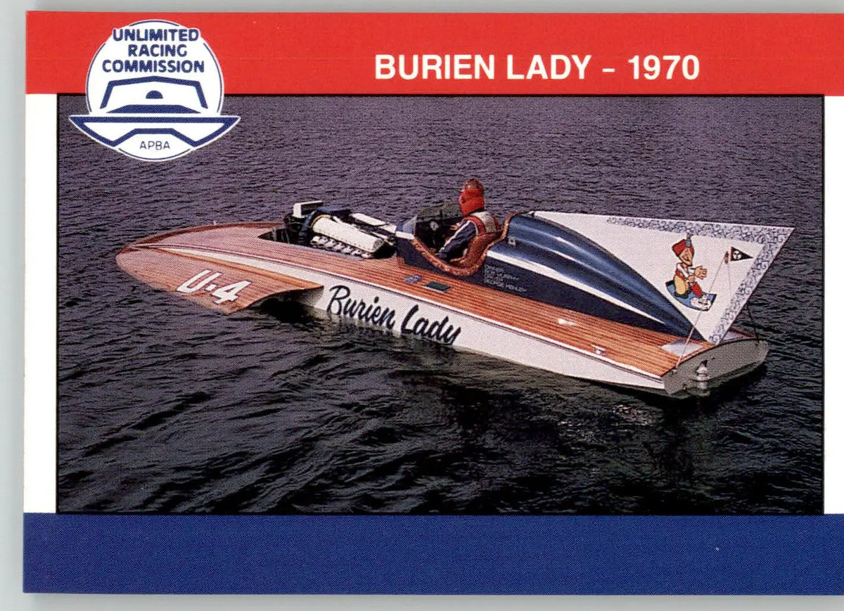 Burien Lady - 1970 - 1991 APBA Thunder on the Water - #15 - Racing - Racing Card Single