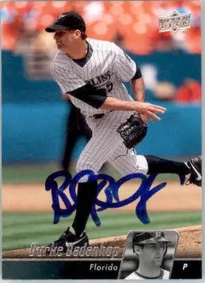 Burke Badenhop - 2010 Upper Deck - #218 - AUTO Baseball - Baseball Card Single