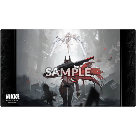 Bushi Supplies: Nikke: Goddess of Victory Rubber Playmat - Red Ash: Red Hood vs Cinderella - Card Supplies