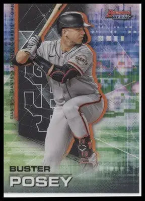 Buster Posey 2021 Bowman’s Best #48 San Francisco Giants - Baseball Card Single